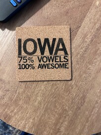 The coasters were adorable!