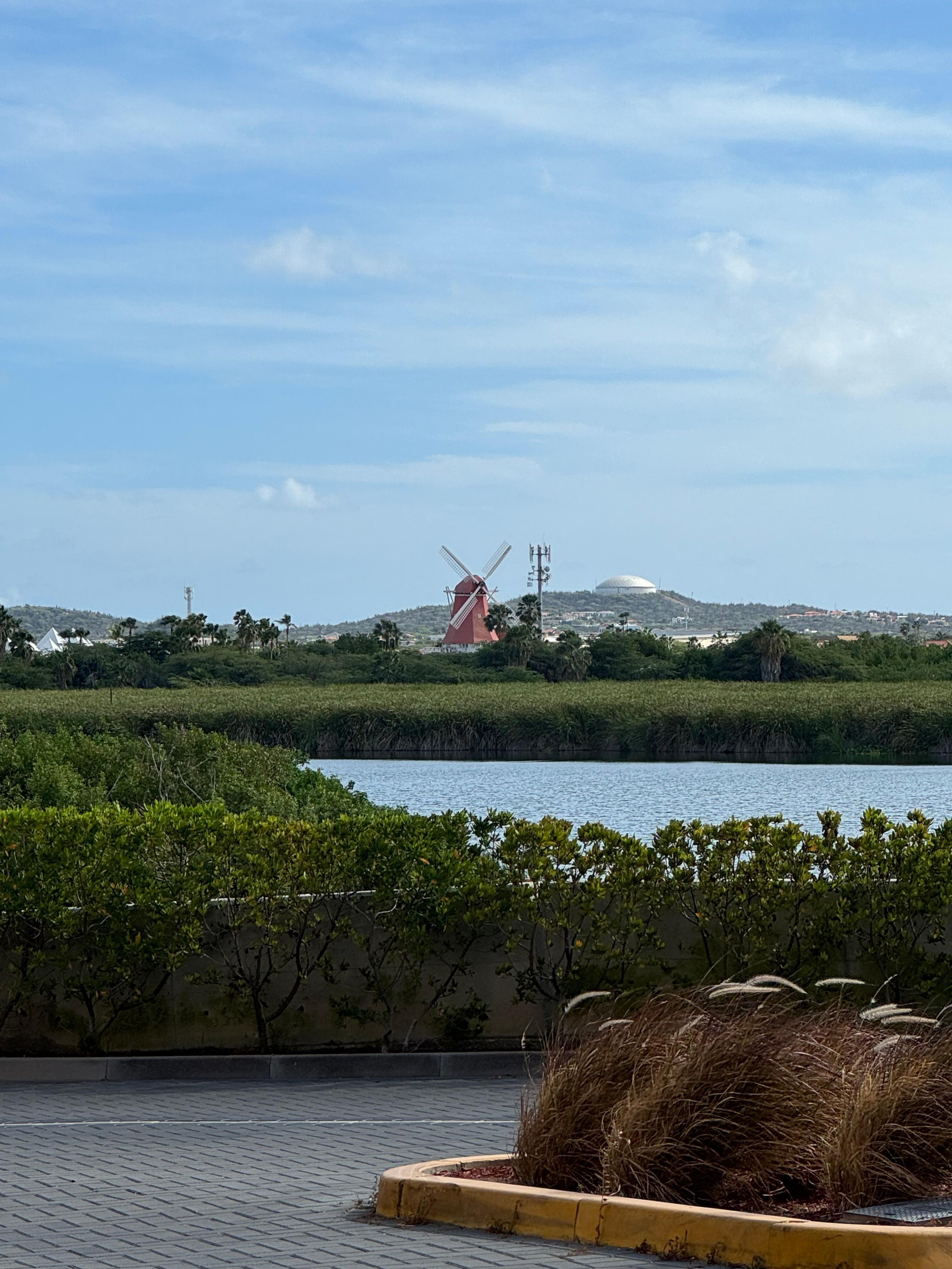 View from the front of the hotel.