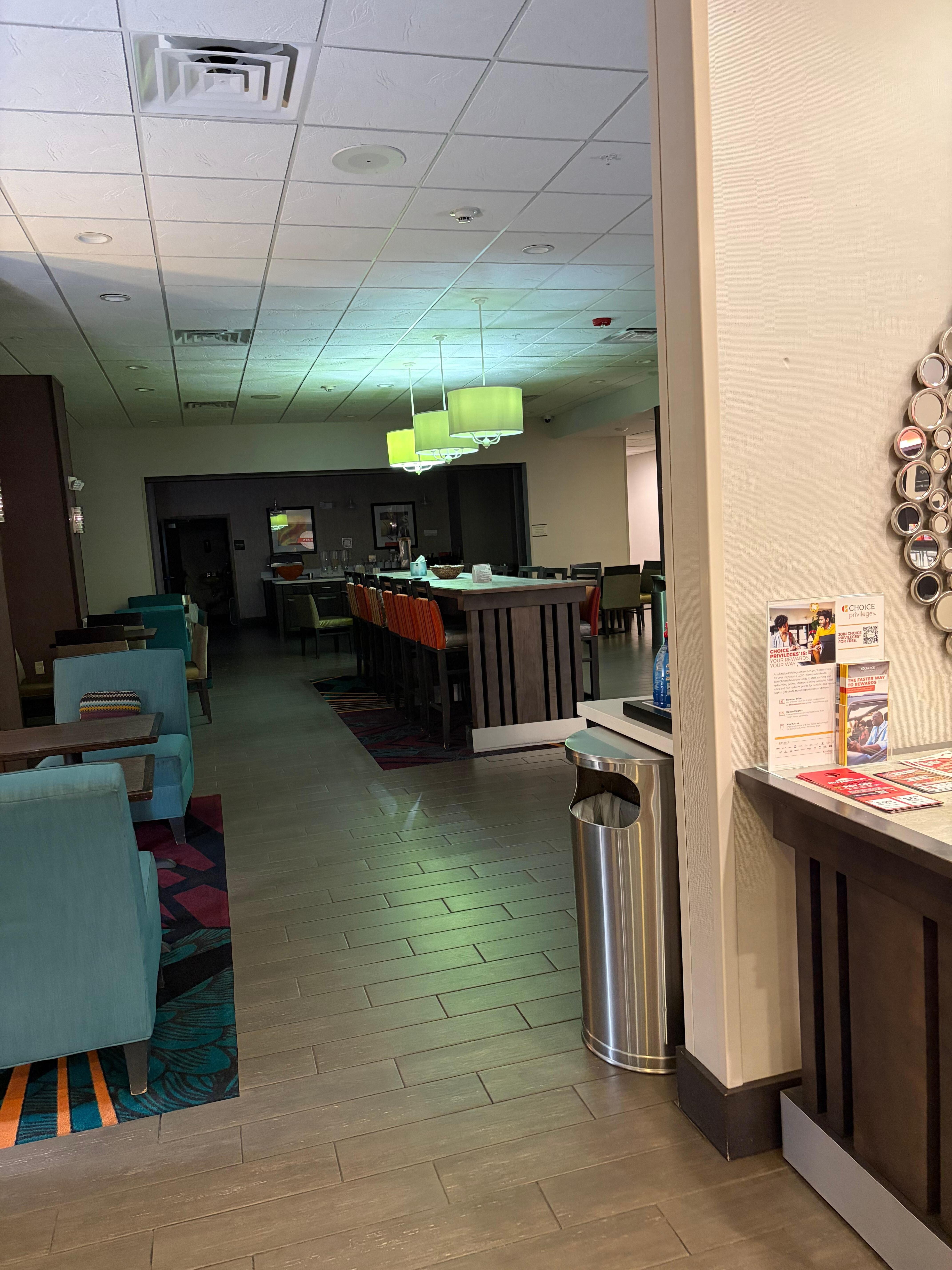 Breakfast area