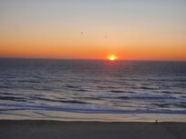 Sunset view from our room