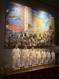 Such fun artwork everywhere you look!