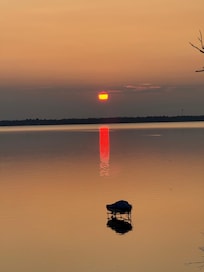 Sunset from the back deck.