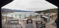Panoramic view from the balcony