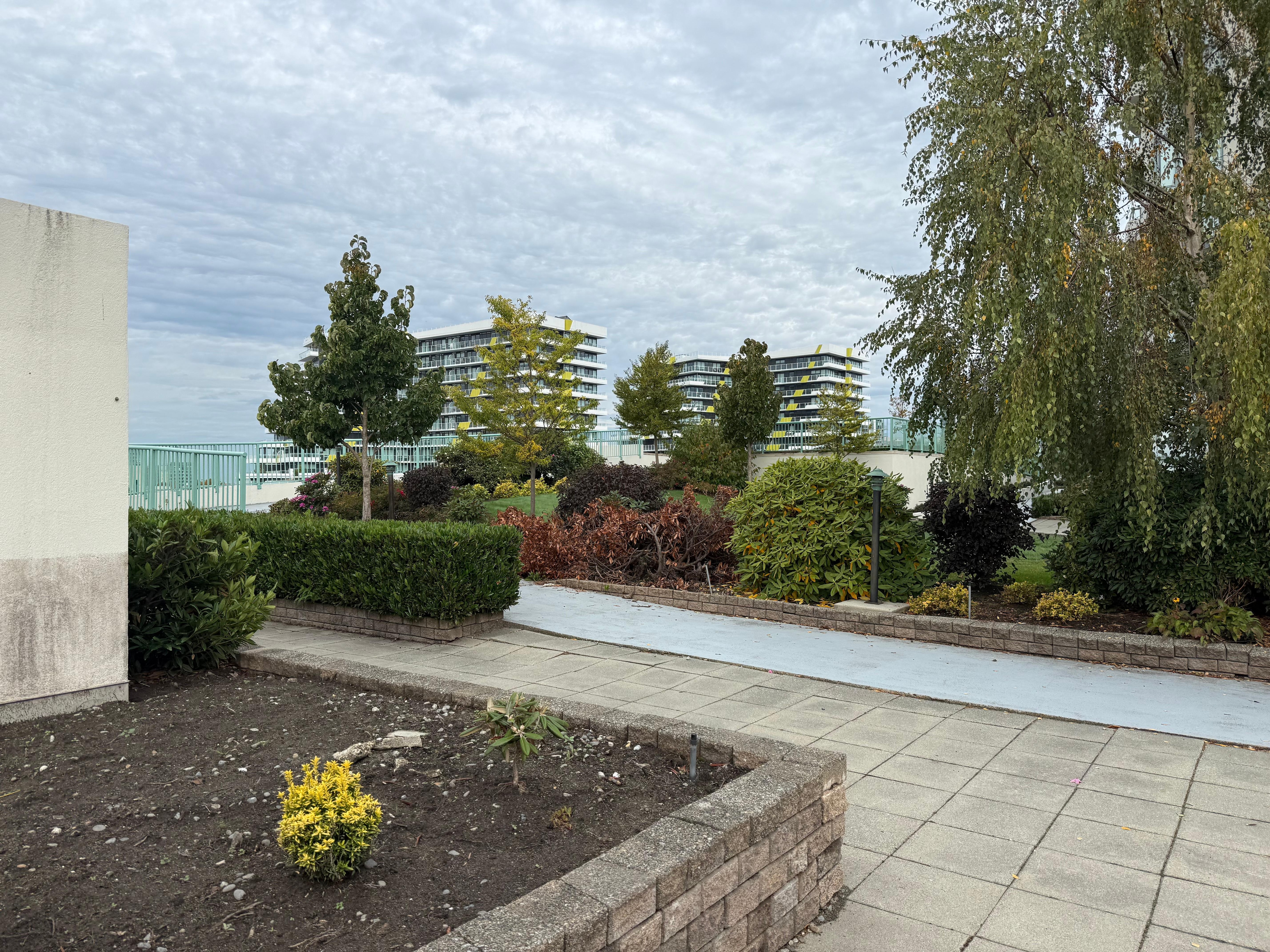 Rooftop patio accessed through the hot tub atrium