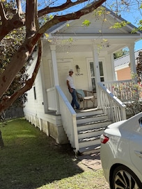 Going home day finally remember to take a picture of our cottage