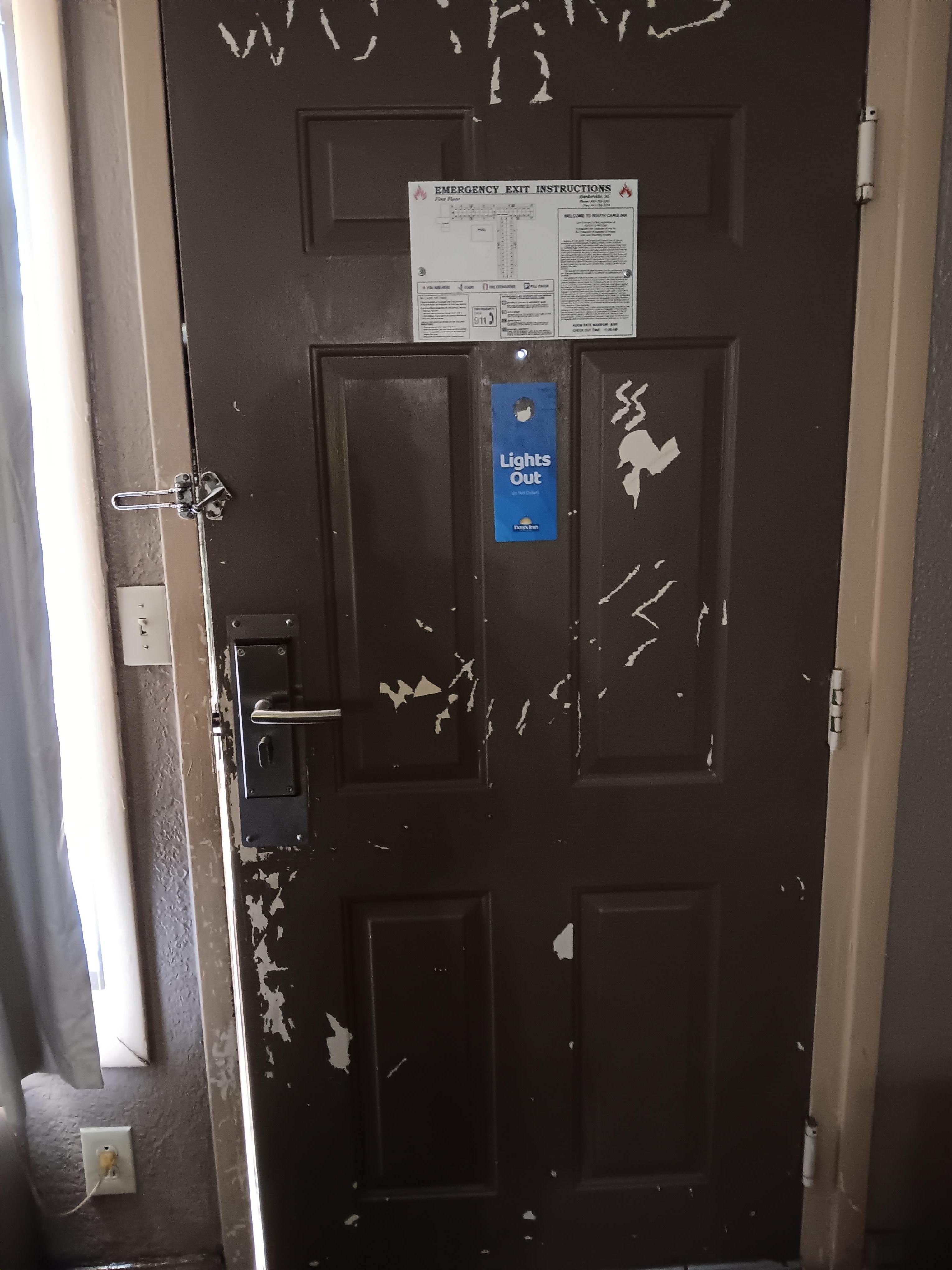 Door needed replaced.