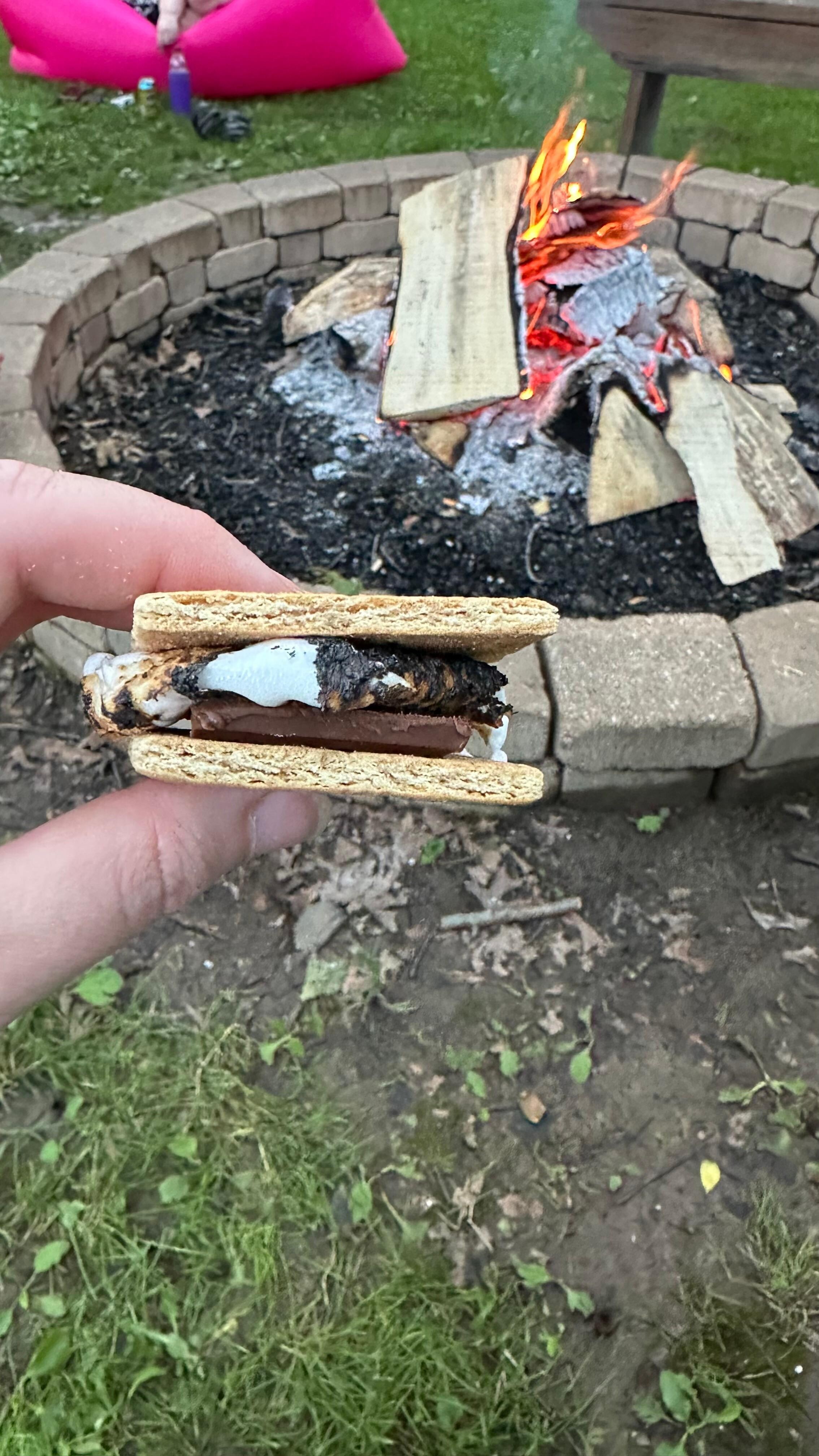 S’mores time is the best with friends! 