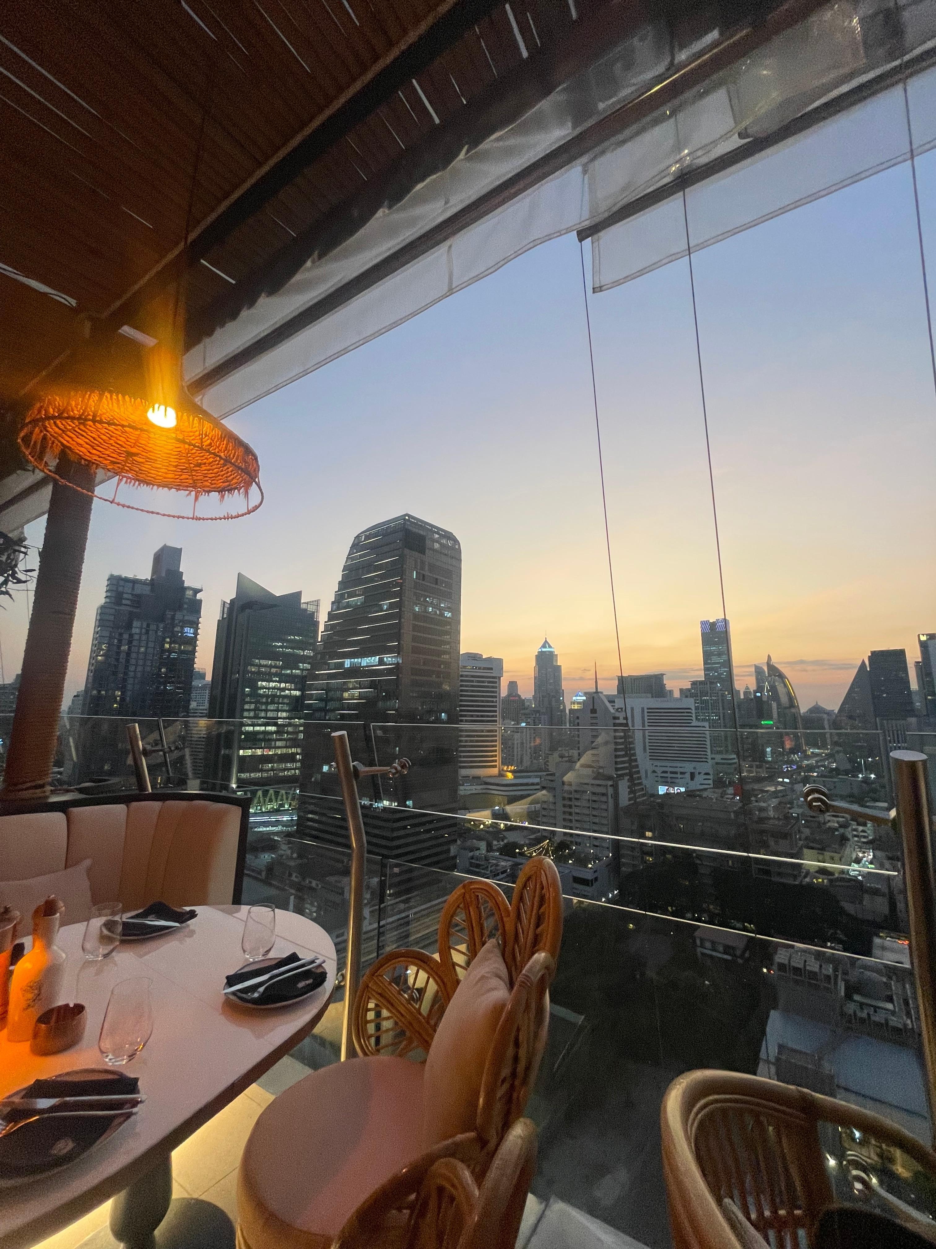 Restaurant Pastel on hotel roof