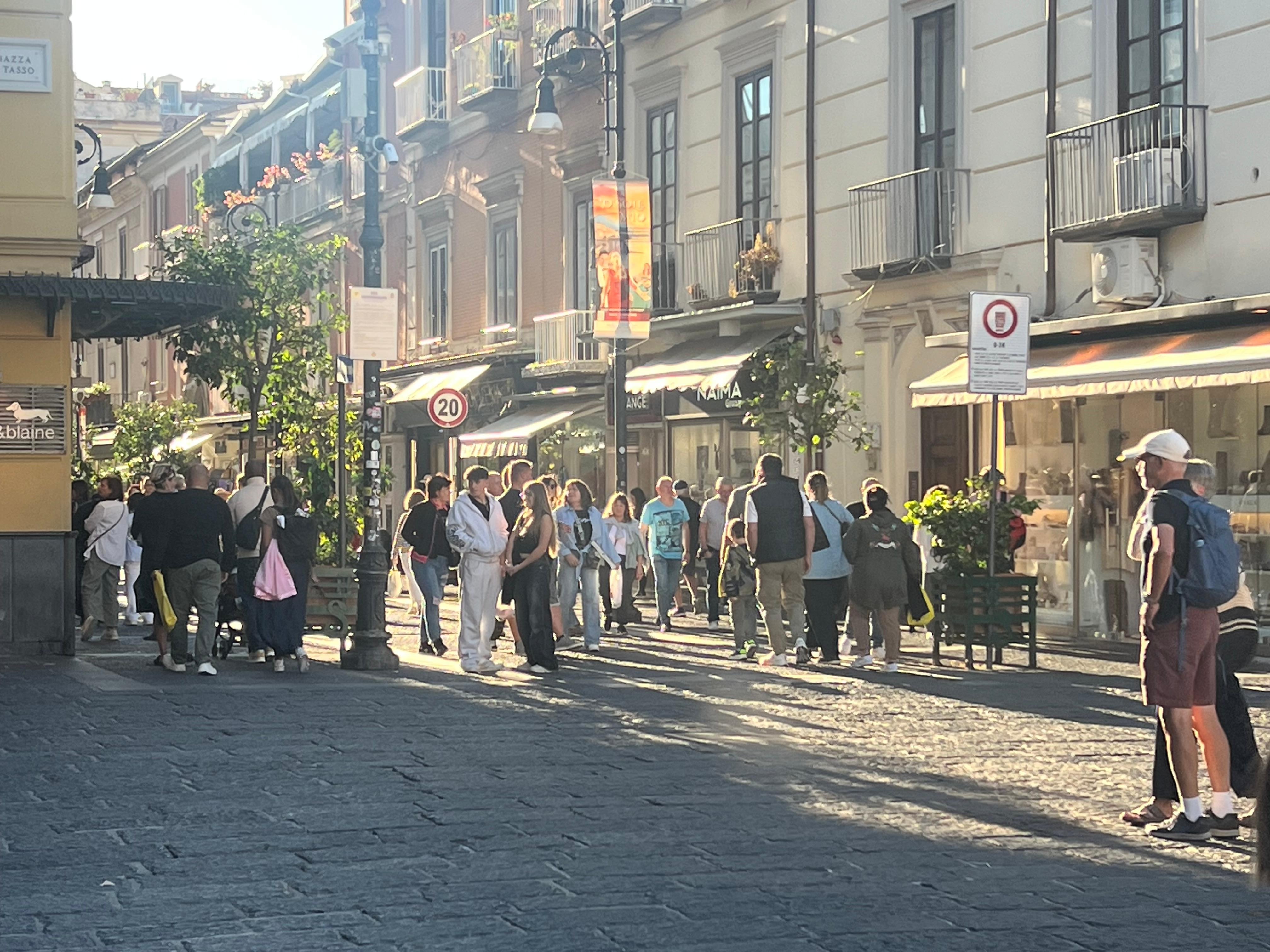 Safe to walk and enjoy people watching 