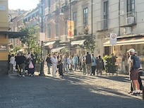Safe to walk and enjoy people watching