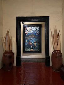 Nice artwork in upper hall