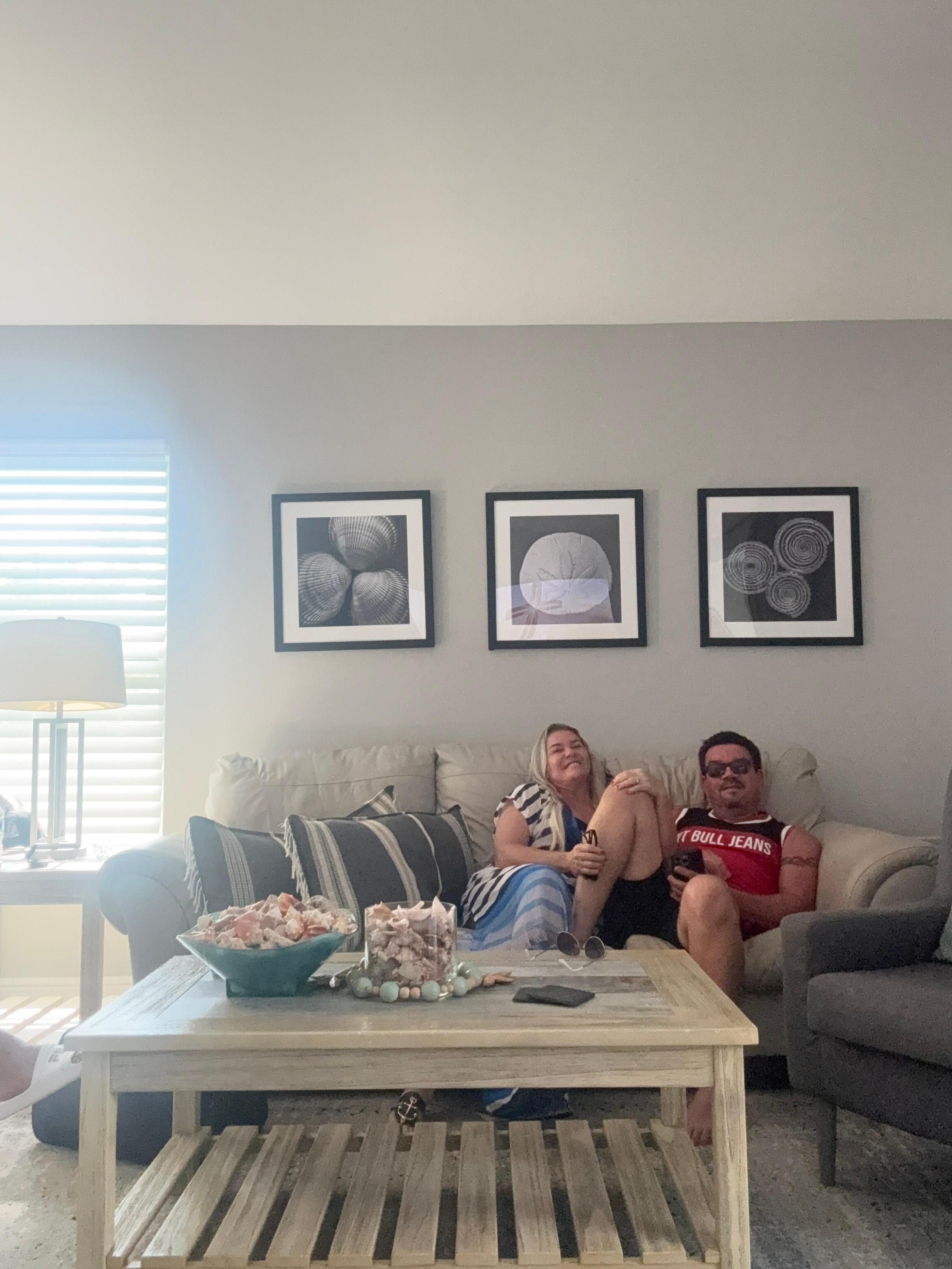 Comfortable tv room 