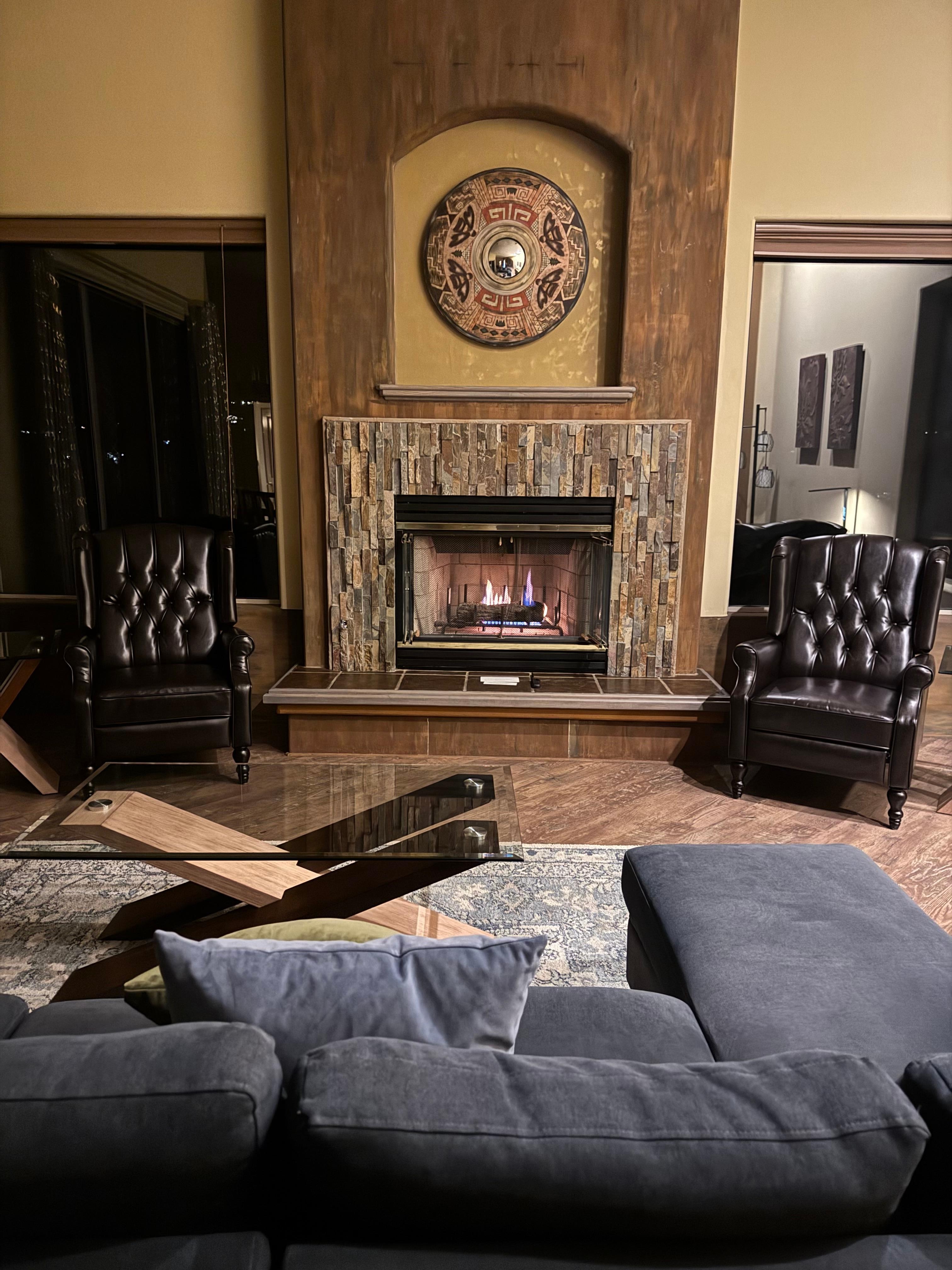 Long room view upon entering home. 