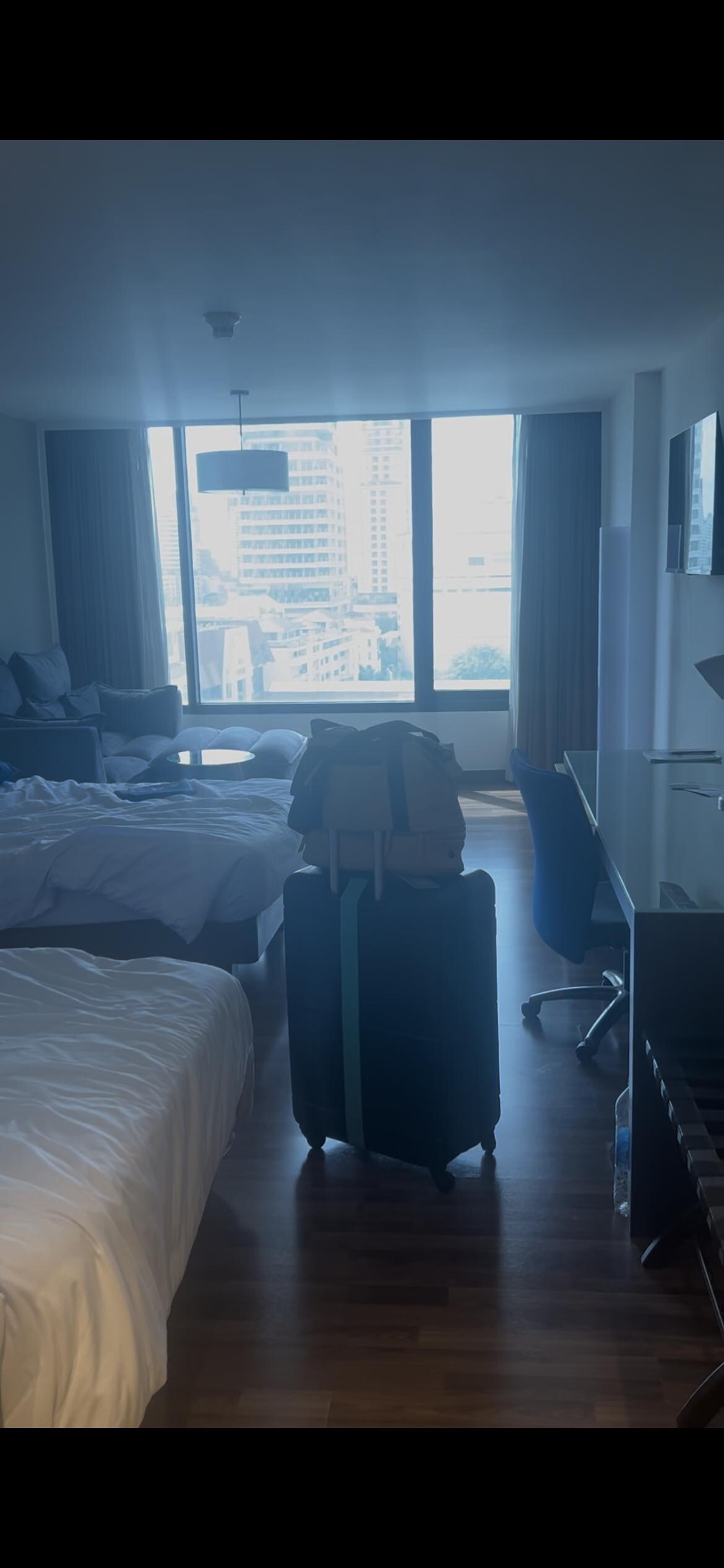 The room