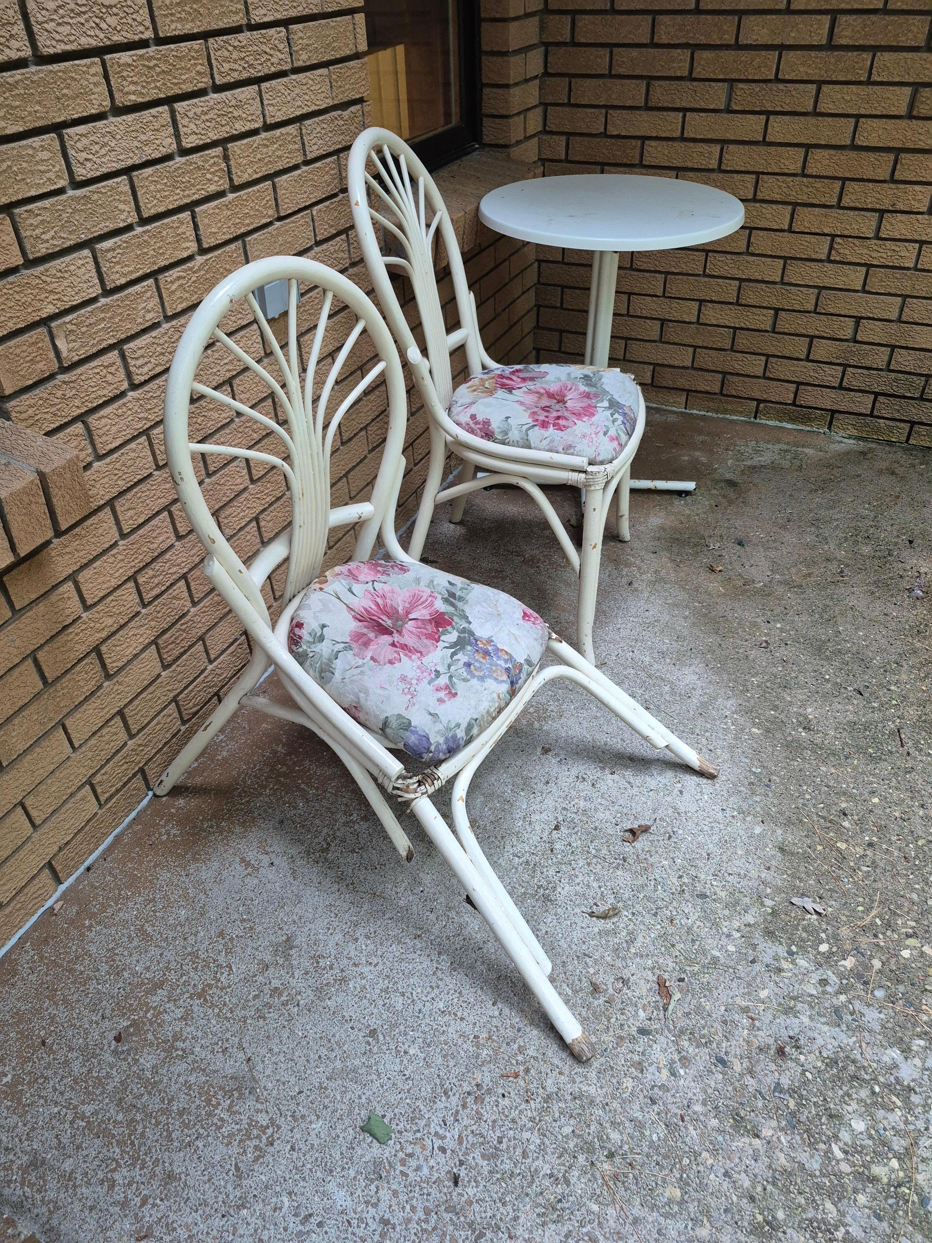 Broken chair
