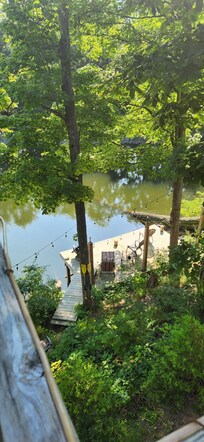 morning view off deck of the pier