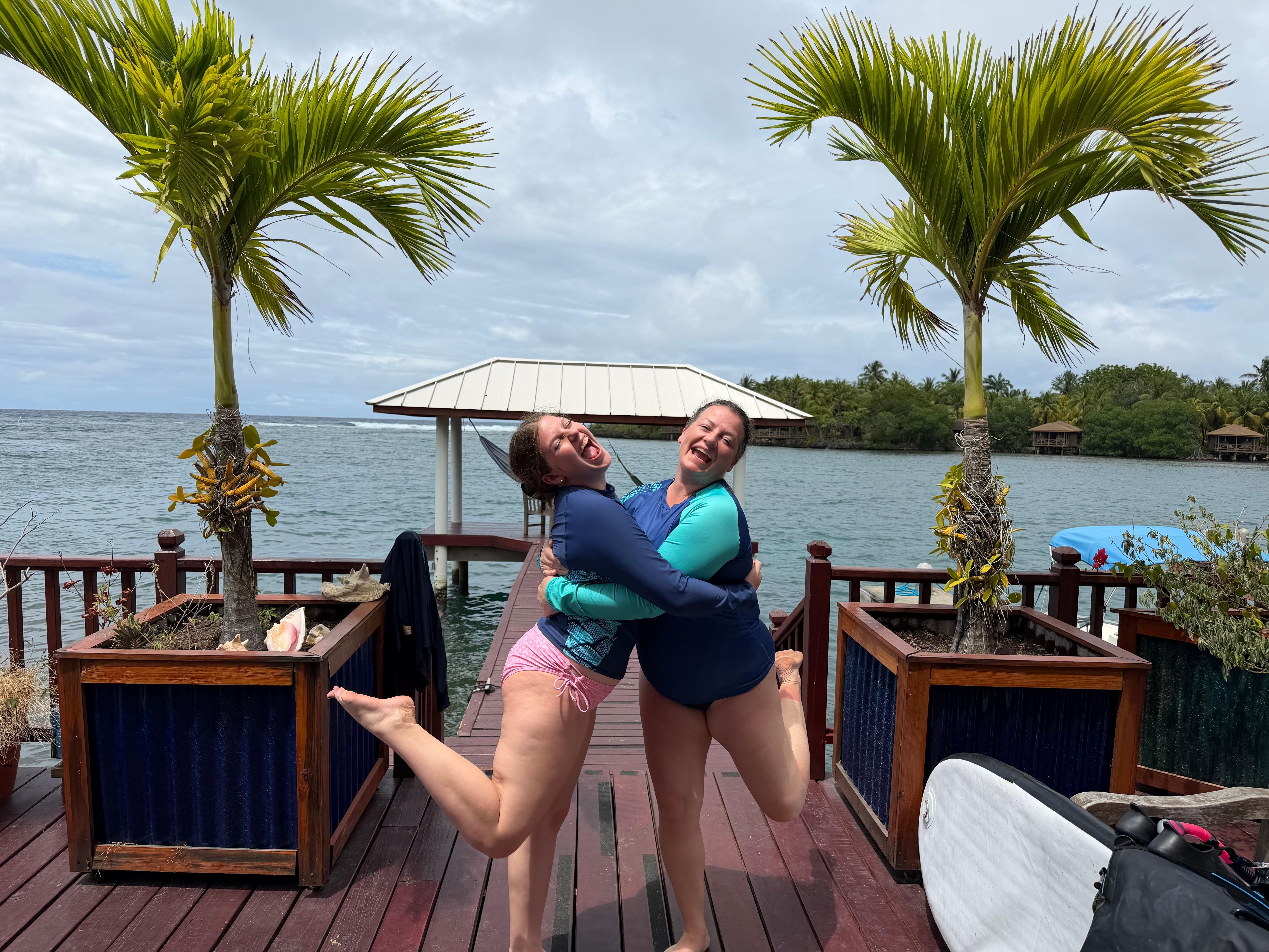 Amazing deck and private dock!