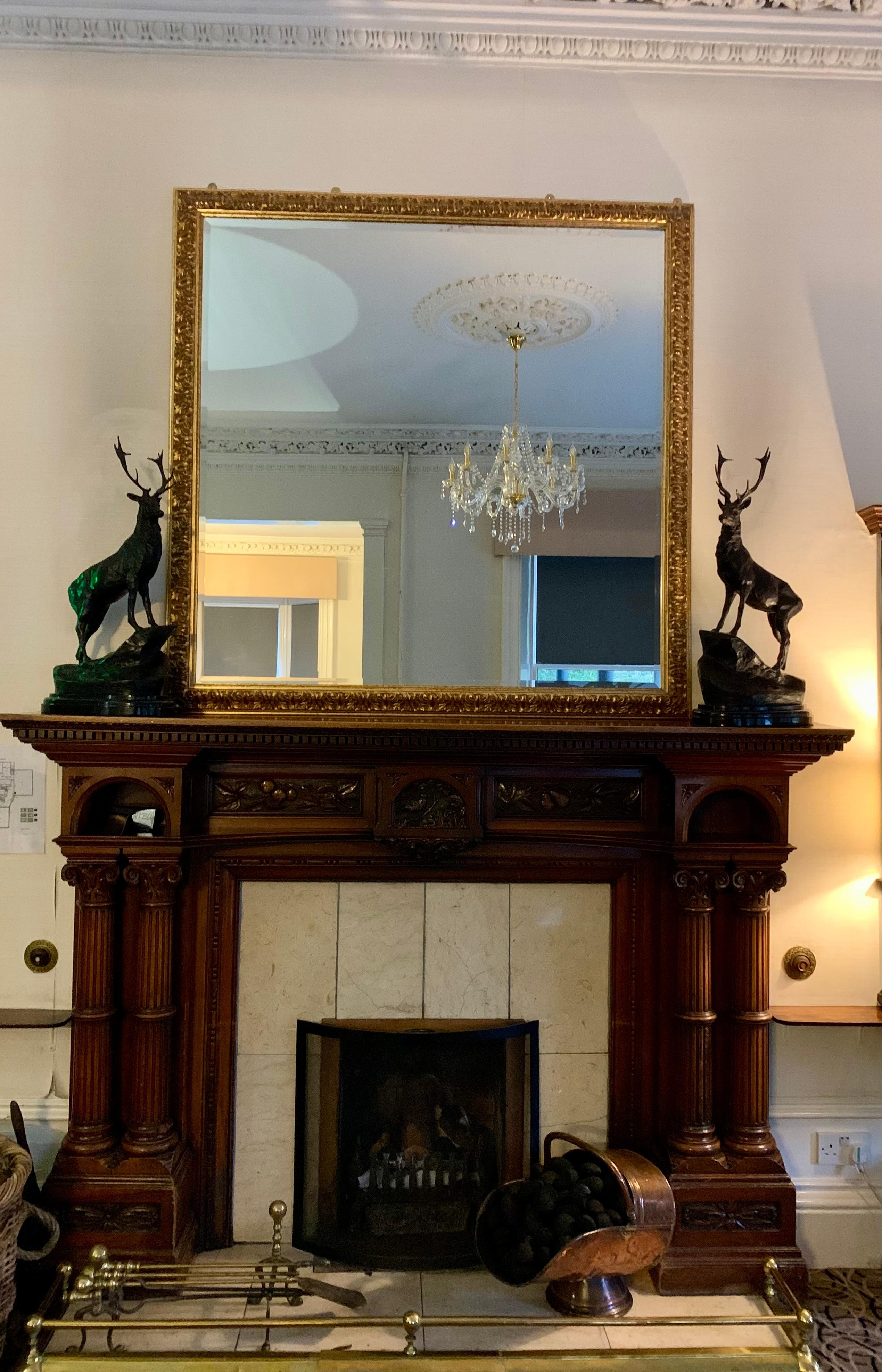 Fireplace in guest lounge
