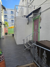 Entrance to our room