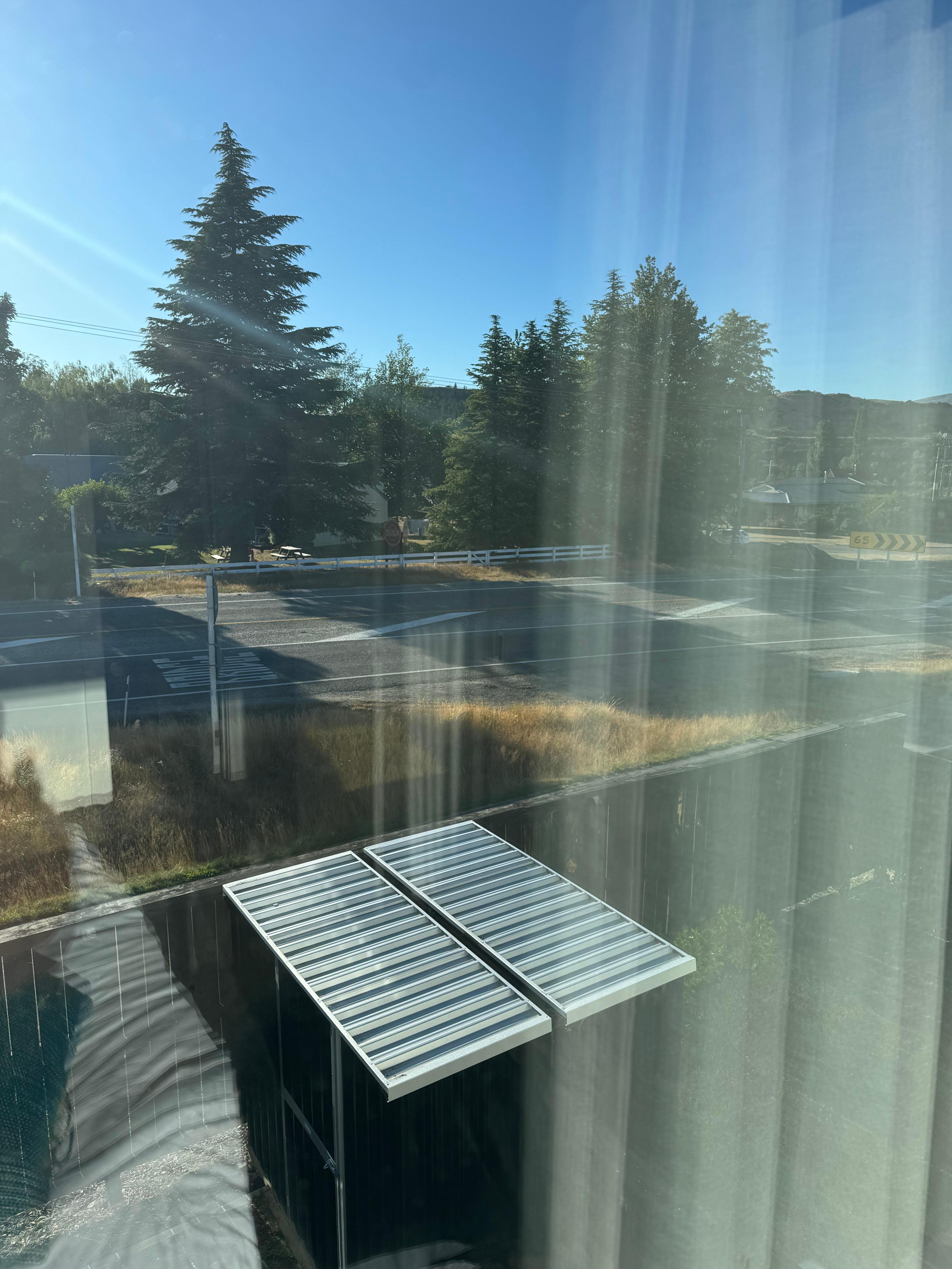 The main road from the bedroom 