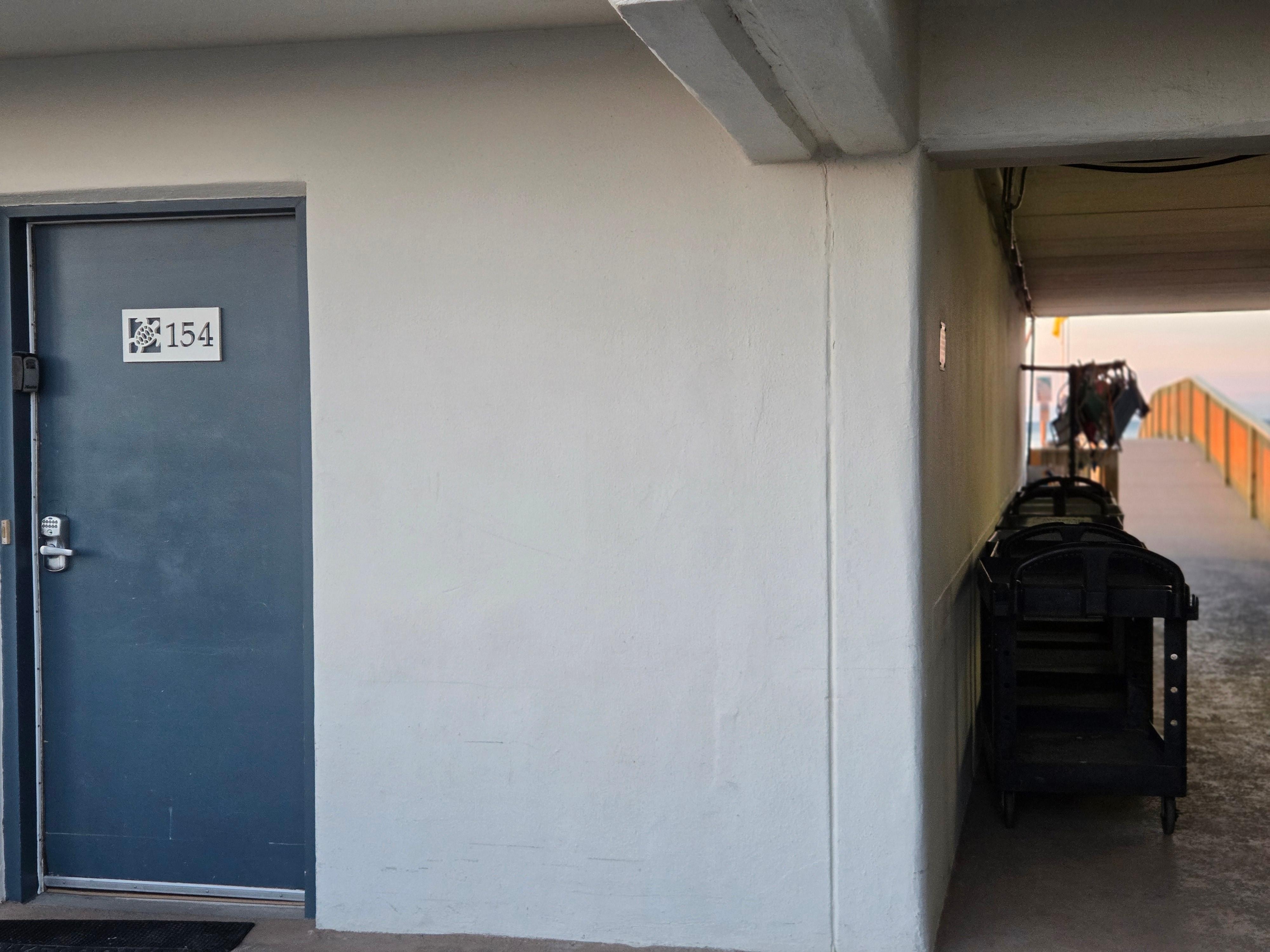 Just steps from the walkway to beach