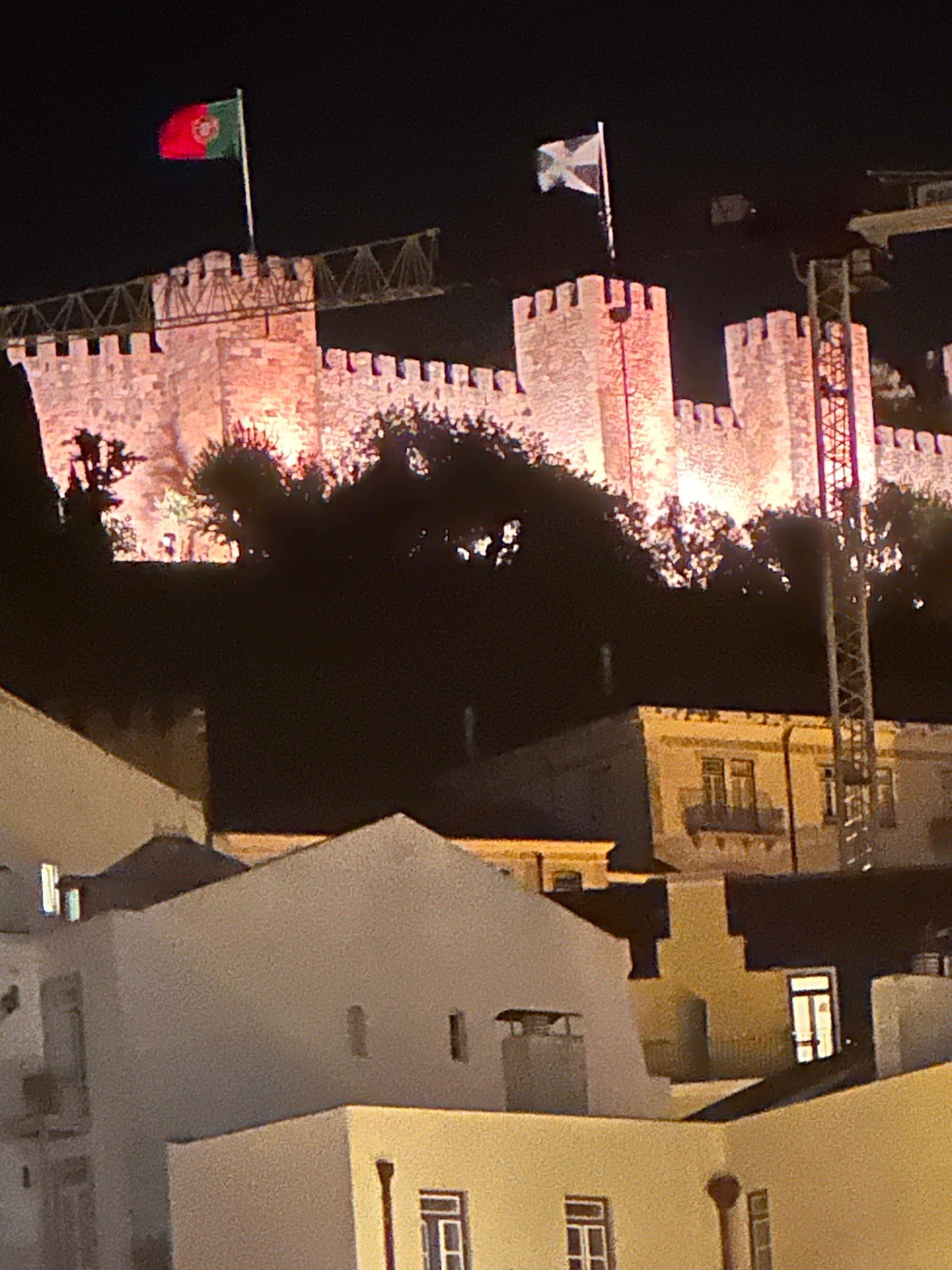 Castle view from our patio