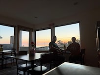 Sunrise from breakfast area