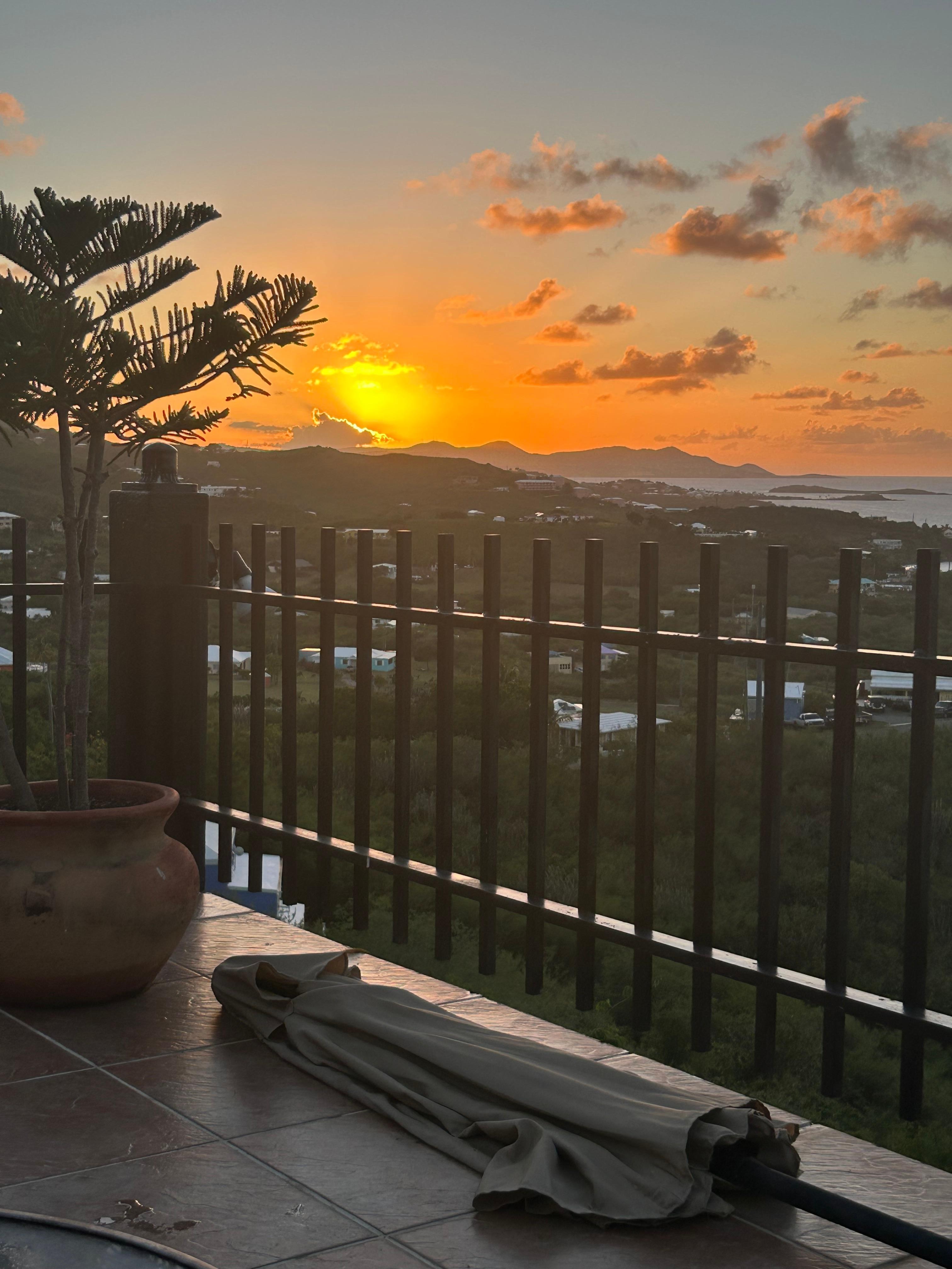 Sunset on a cloudy evening!