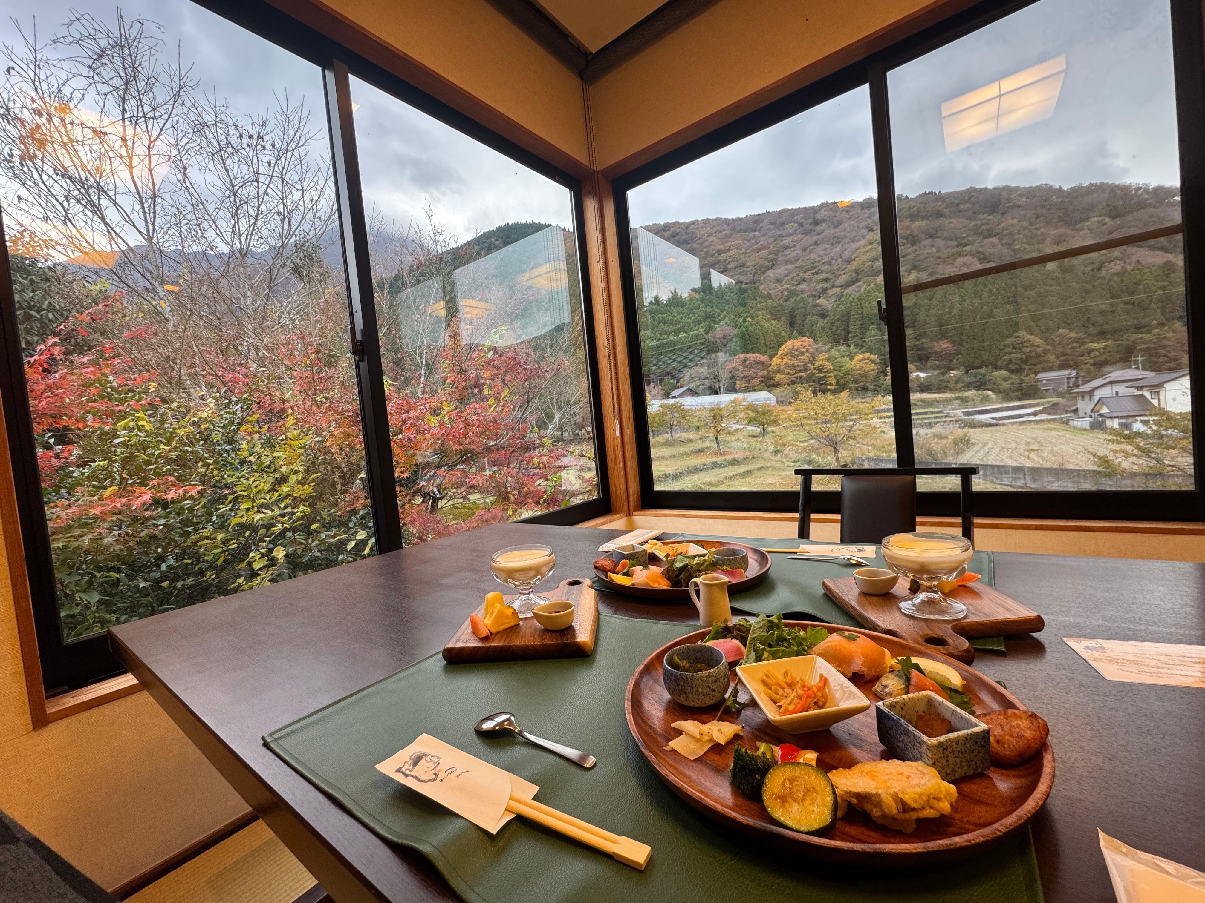 Breakfast with a view