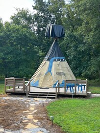 Wolf Tipi Outside