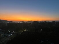 Sunset from our balcony patio