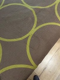 Random stains on the bedspreads