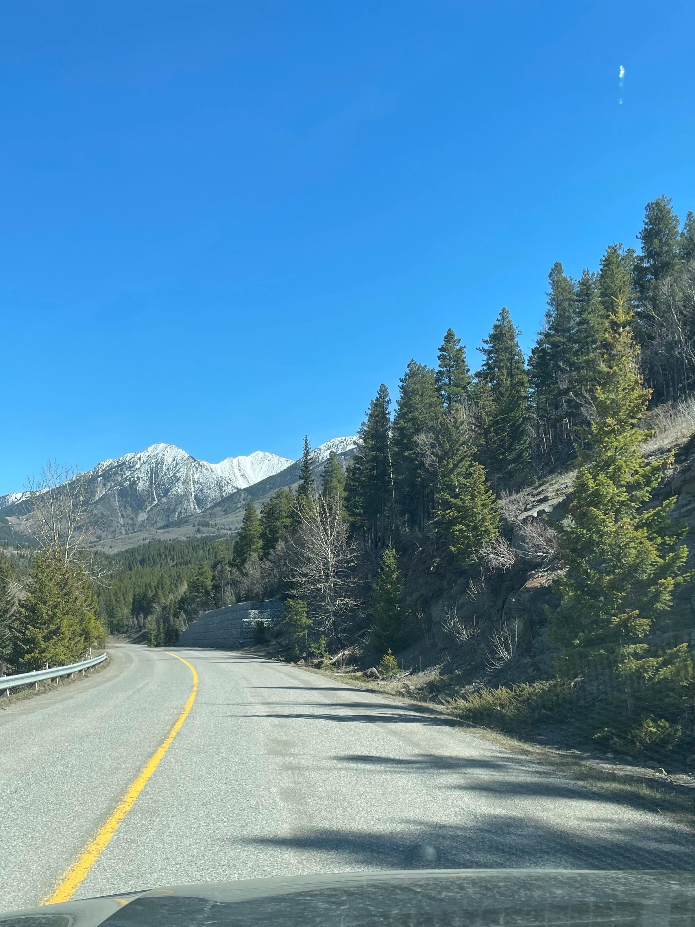 Heading to cabin