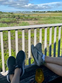 On the deck