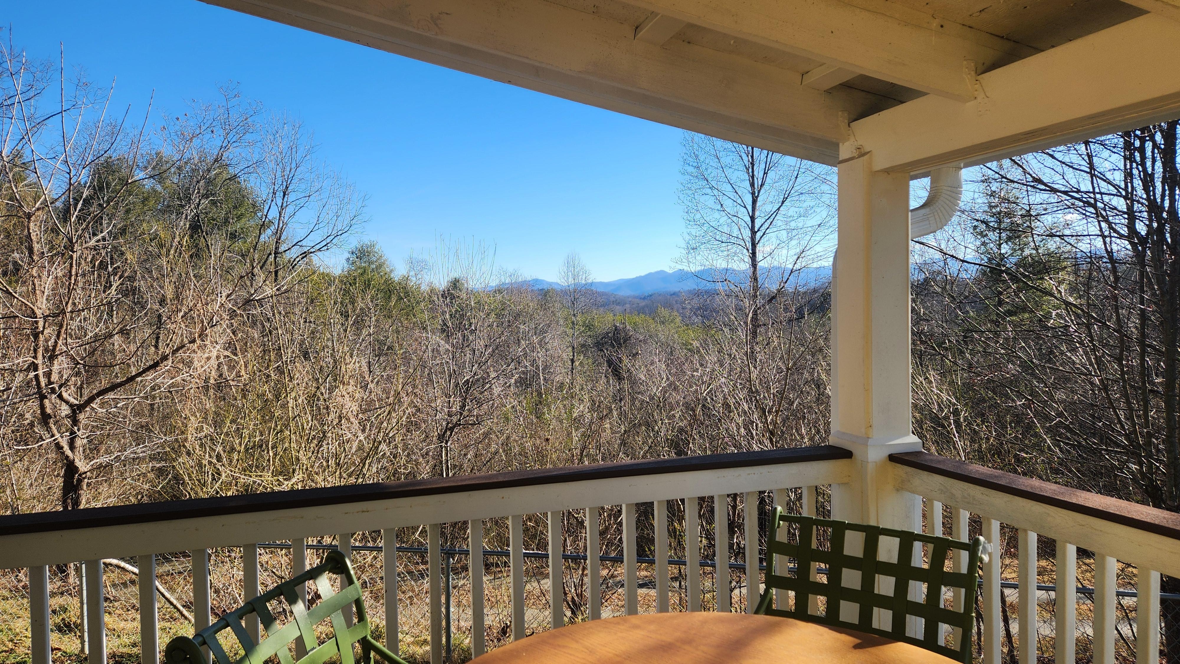 View from the large wrap around porch.