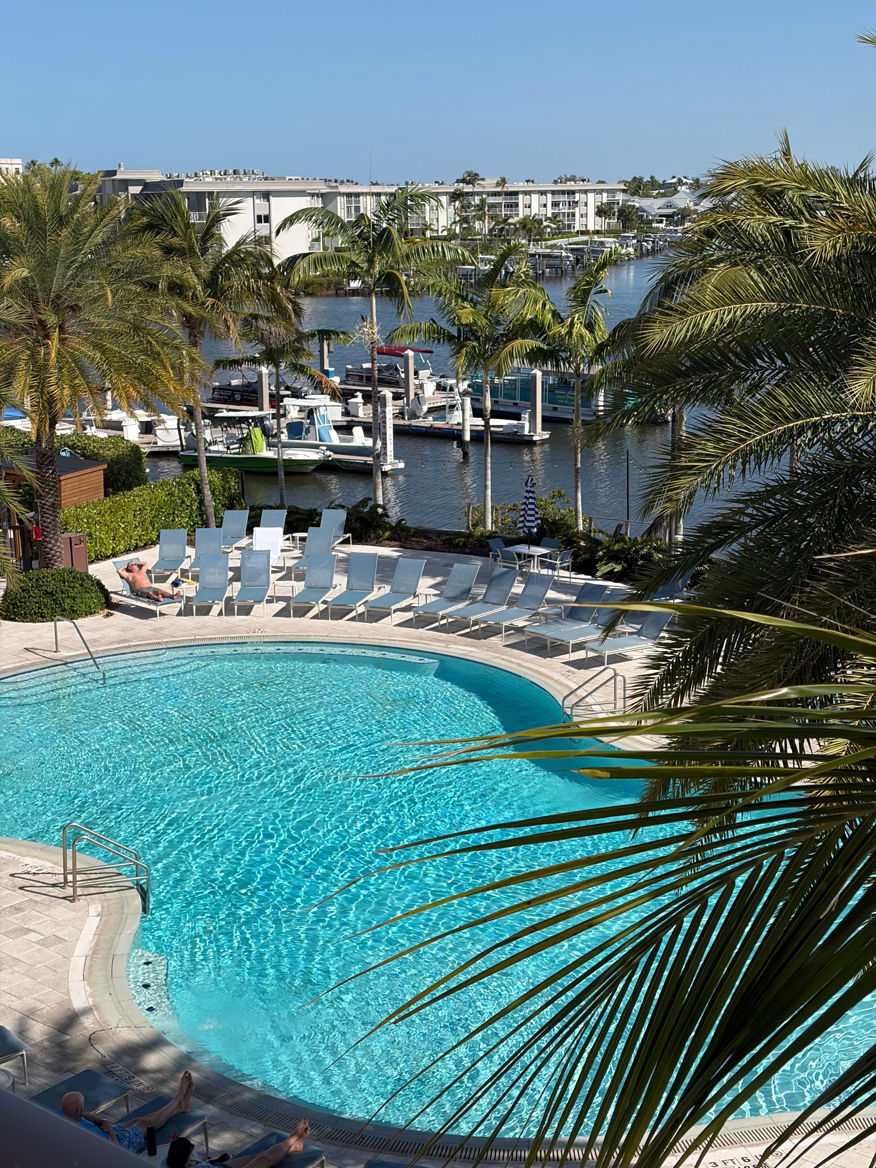 View from our suite. 