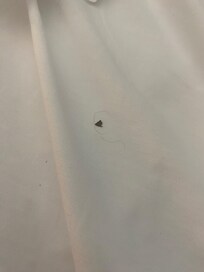 Blood stain on sheets