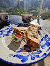 Breakfast on the balcony