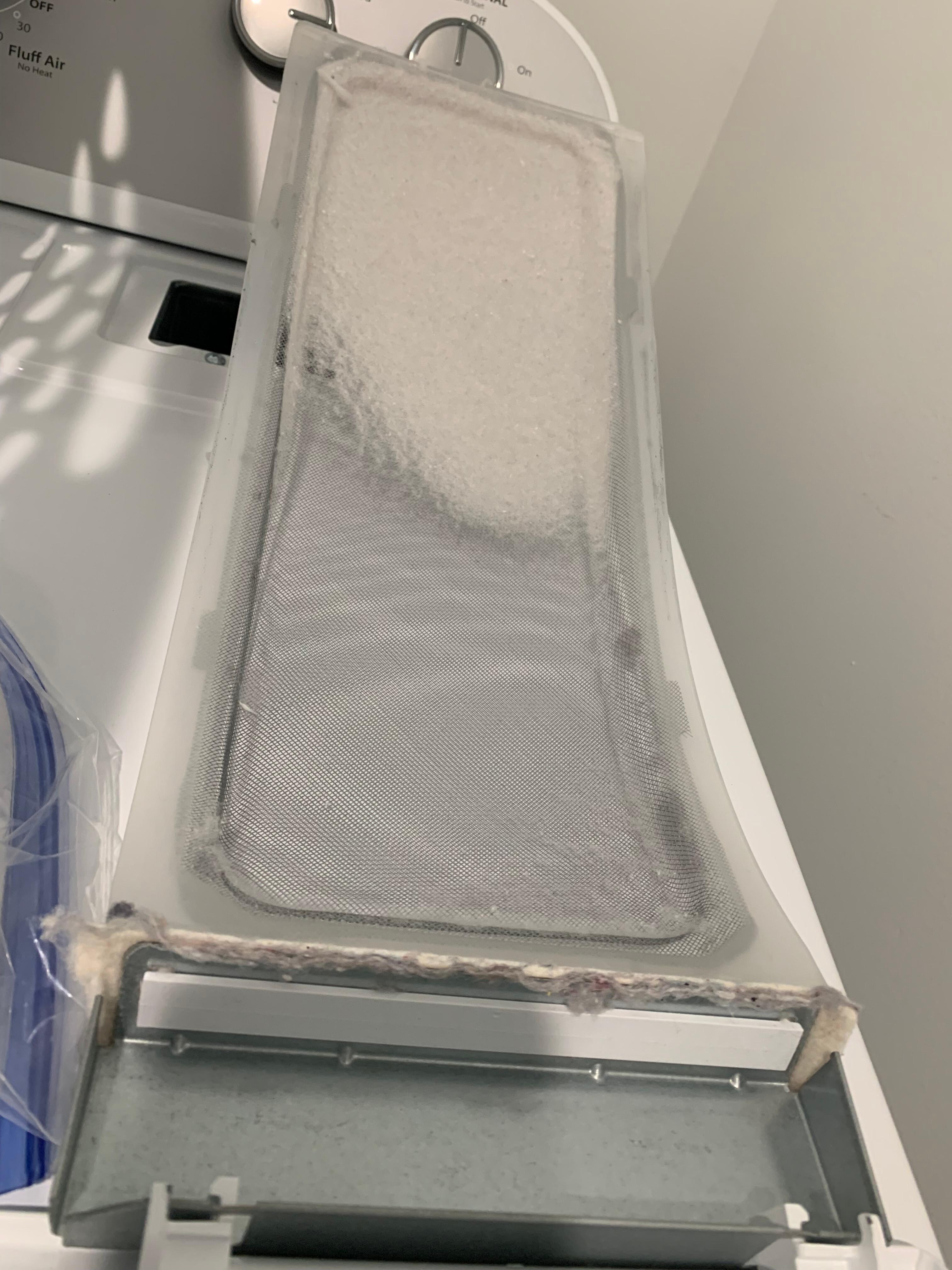 Dryer full of lint