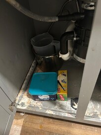 Under kitchen sink