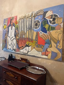 Beautiful and colorful artwork all throughout the hotel and Old San Juan.