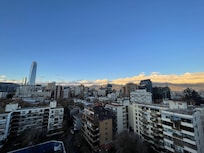 Vista do terraço do hotel