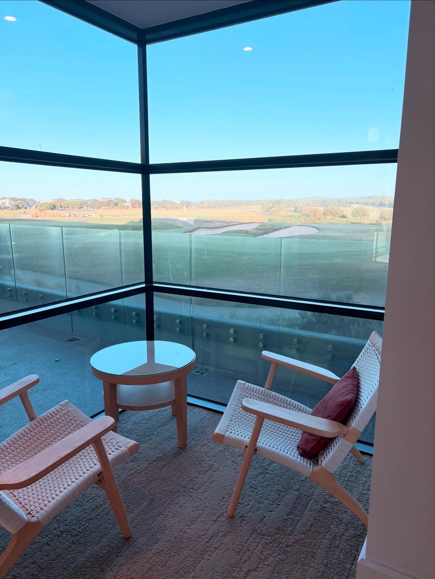 Lovely outlook to the golf course throughout the resort