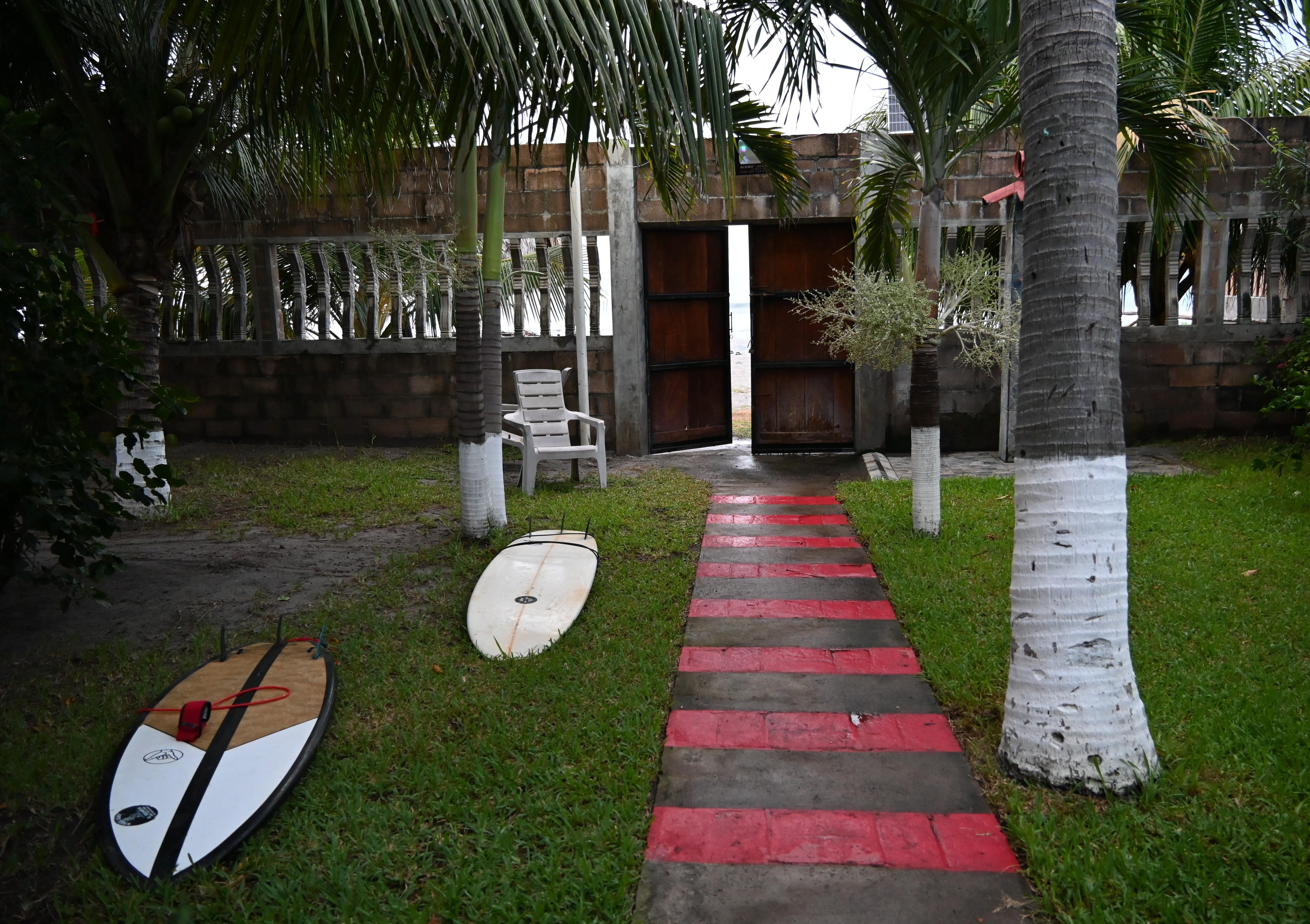 Our boys were able to rent surf boards in El Tunco