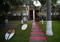 Our boys were able to rent surf boards in El Tunco