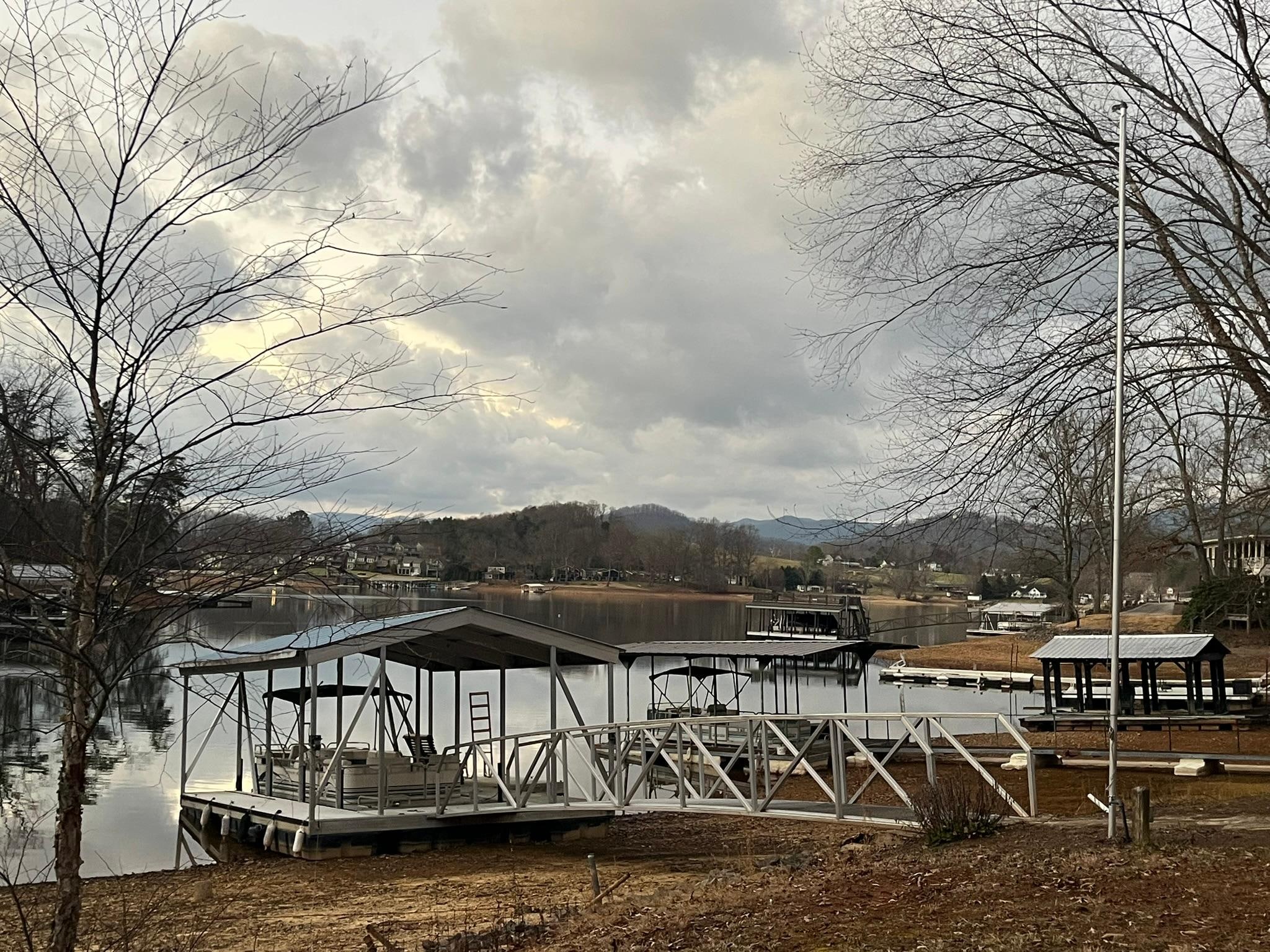Lake View from the bottom of the hill.