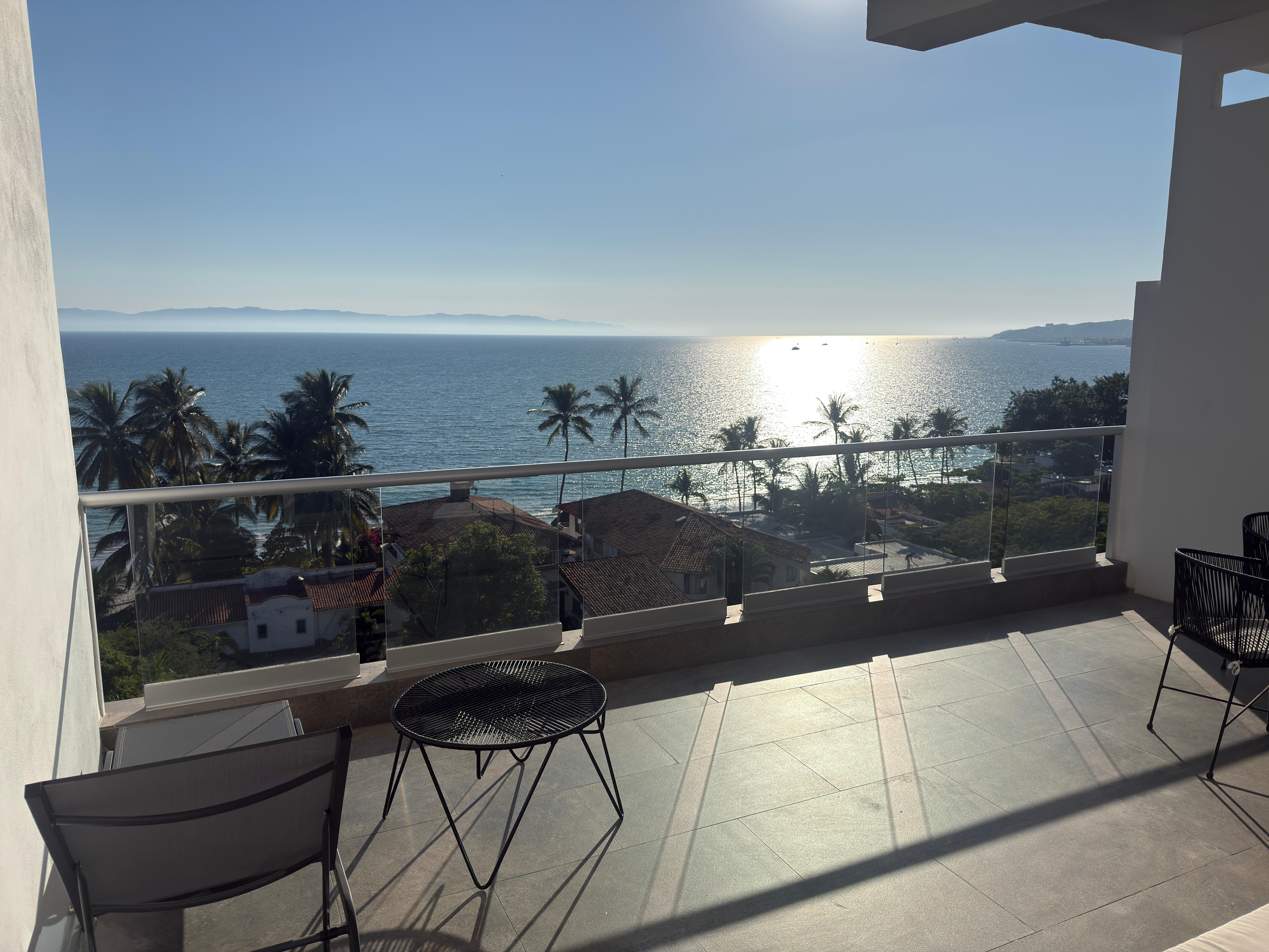 Our view from the huge terrace