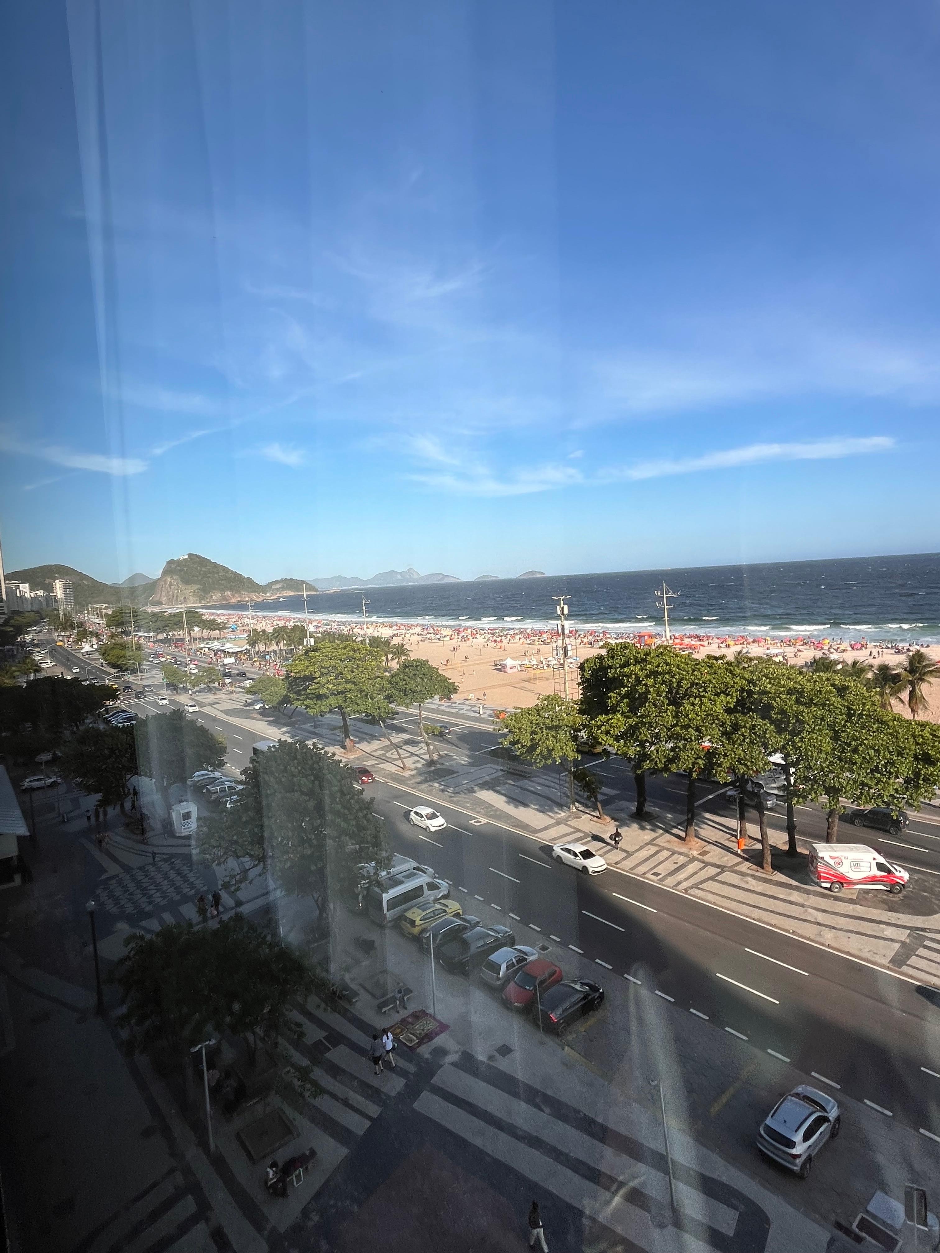 The view from our corner room.