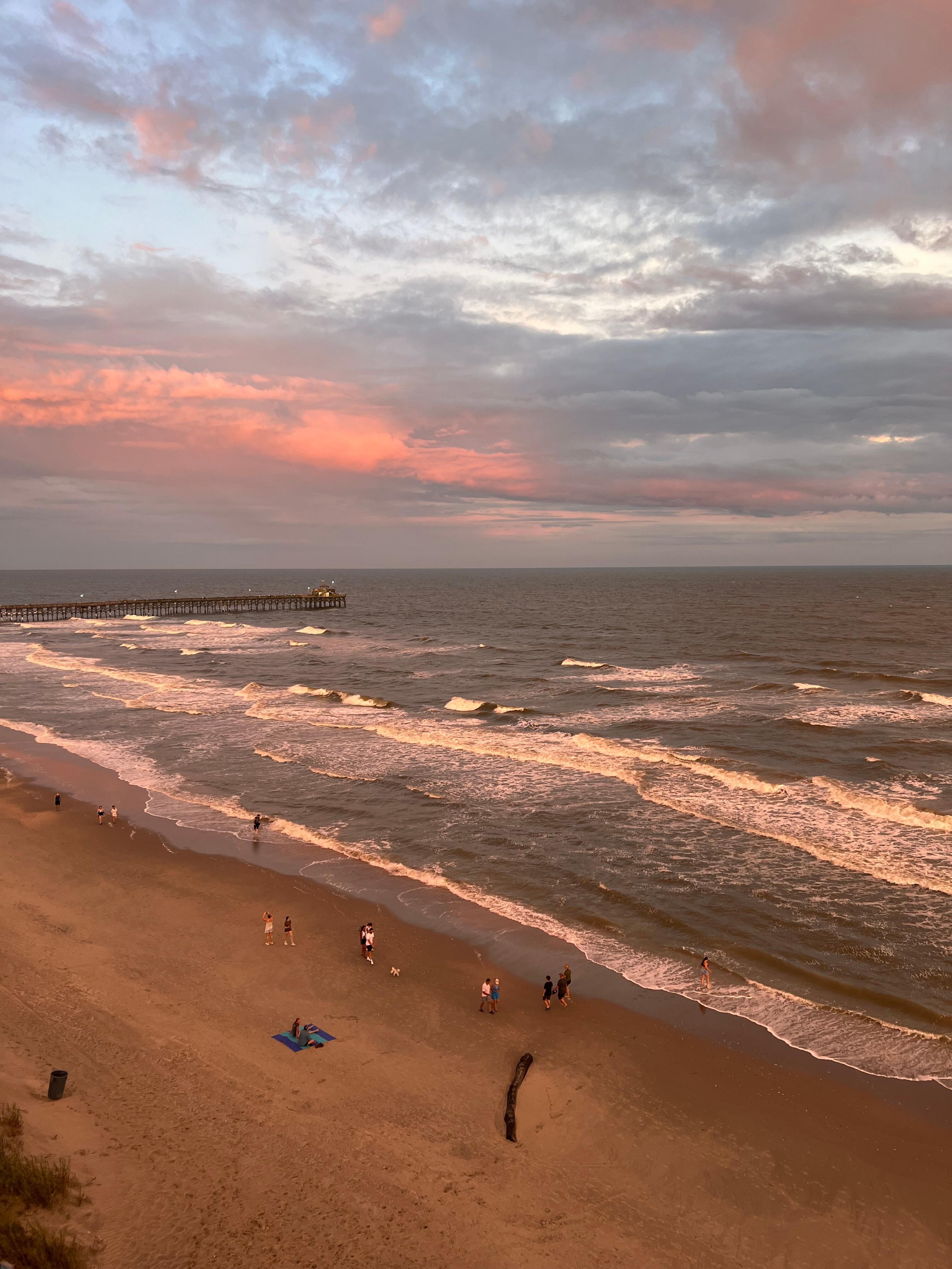 Early morning view from the balcony