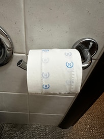 Monogramed toilet paper